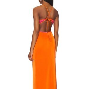 Sorbet Maxi Dress in orange and pink
Lovers & friends